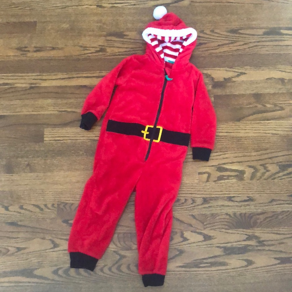 Santa fleece one piece